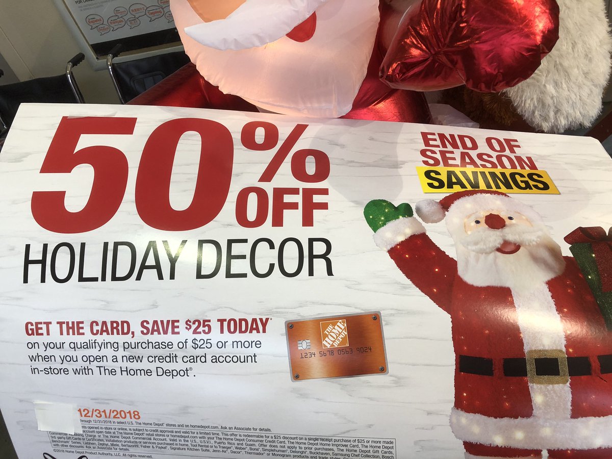 HomeDepot2779's tweet photo. Want to be on Santa’s nice list? Make your way in to Thomas Township Home Depot and take advantage of these great savings!!! Hurry in while supplies last!!! https://t.co/PJVTm4EvNu