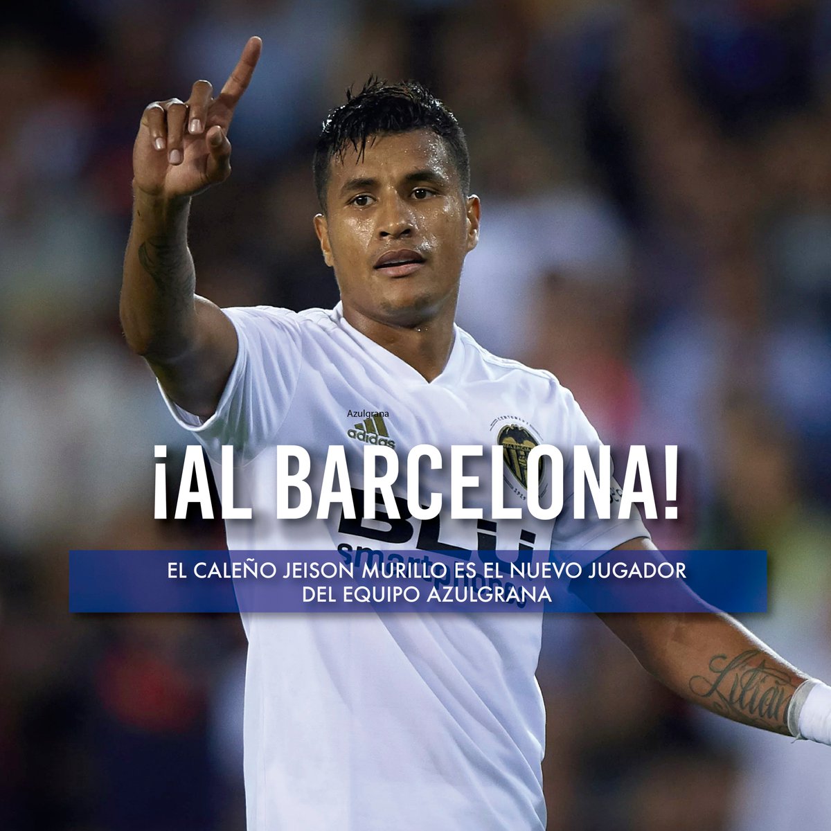 ABCDeportesTV's tweet photo. El caleño Jeison Murillo es nuevo jugador del  FC Barcelona. https://t.co/XKApx87fAf