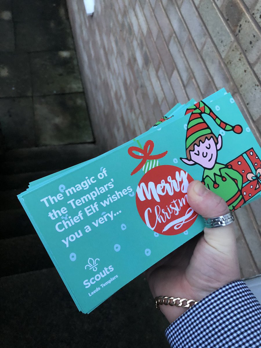 Yesterday we sent 275 Christmas cards to our fabulous volunteers! Merry Christmas! Have you had yours yet? #scouting #christmas #cards