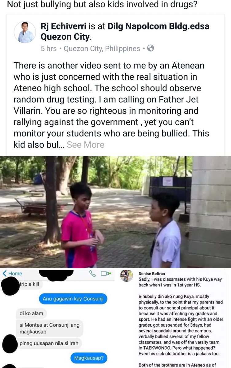 ltstltssl's tweet photo. Now things got escalated quickly.
It is not just a case of Bullying but also Kids involved in Drugs?

This Joaquin Montes saga is getting more interesting. https://t.co/inVubTYK4b