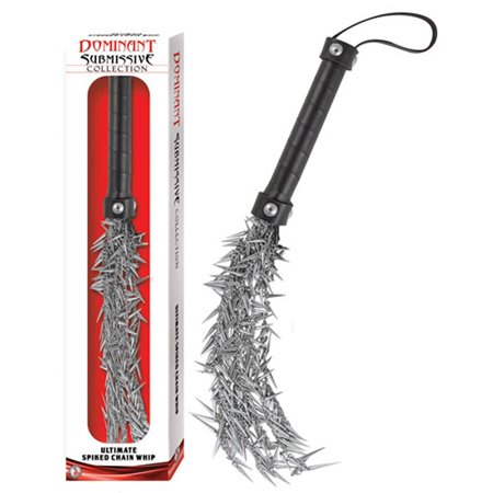 SextoyNy's tweet photo. Dominant Submissive Collection Ultimate Spiked Chain Whip from Nasstoys of New York. https://t.co/Y6OAeunFbU