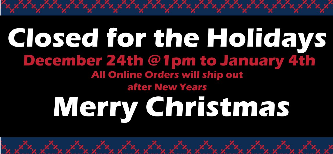 Merry Christmas and Happy Holidays to all! We'll be closing up on the 24th around 1pm. Thank you for another amazing year! <a href="/TrekBikes/">Trek Bicycle</a> <a href="/Electra_Bicycle/">Electra Bicycle Co</a> <a href="/Bontrager/">Bontrager</a> <a href="/attackracing/">Attack Racing</a>