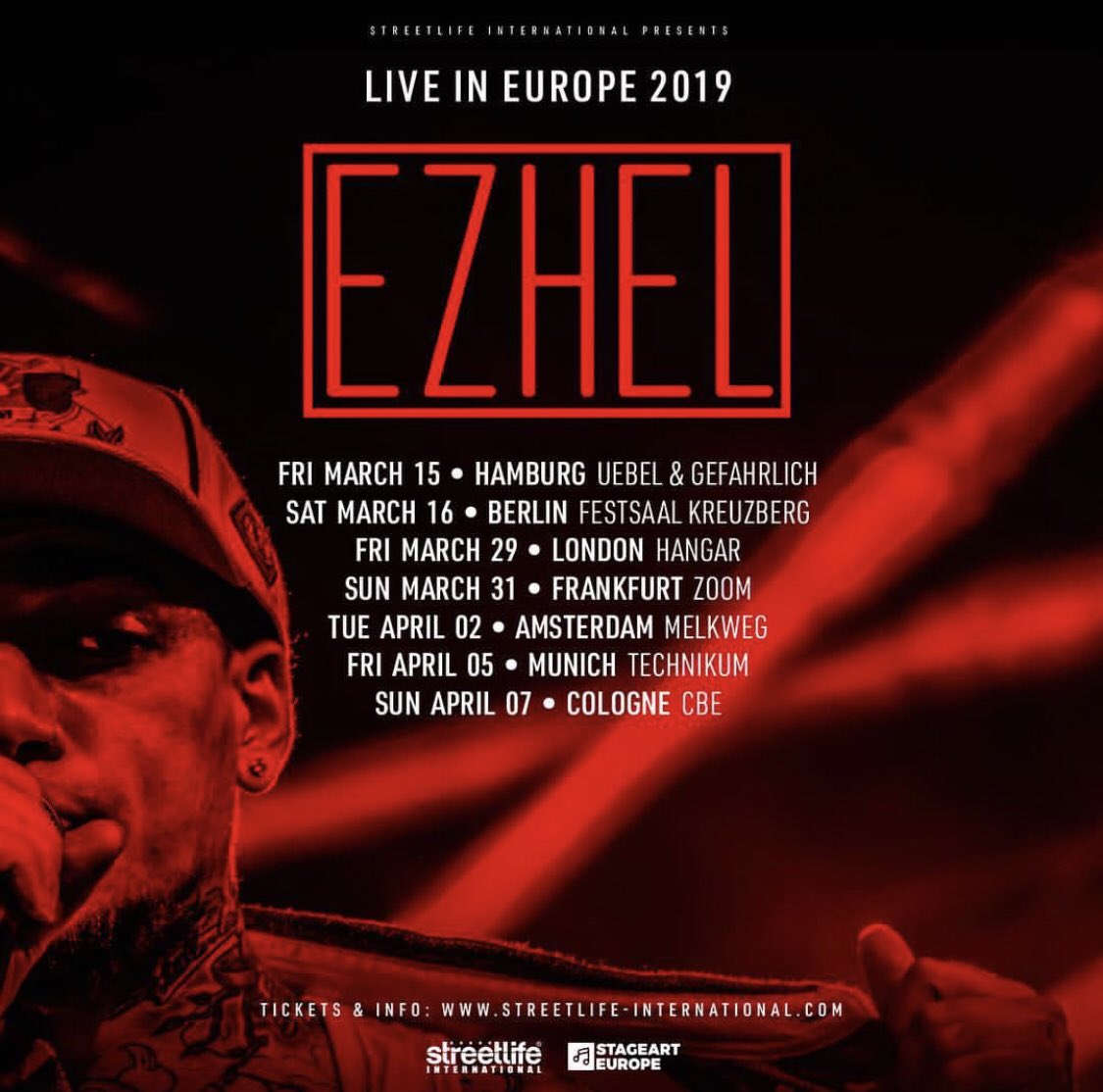stagearteurope's tweet photo. Ezhel Live in Europe 2019
@ezhel06 @EfeCelik @bugymusic https://t.co/5eh7lJJVVn