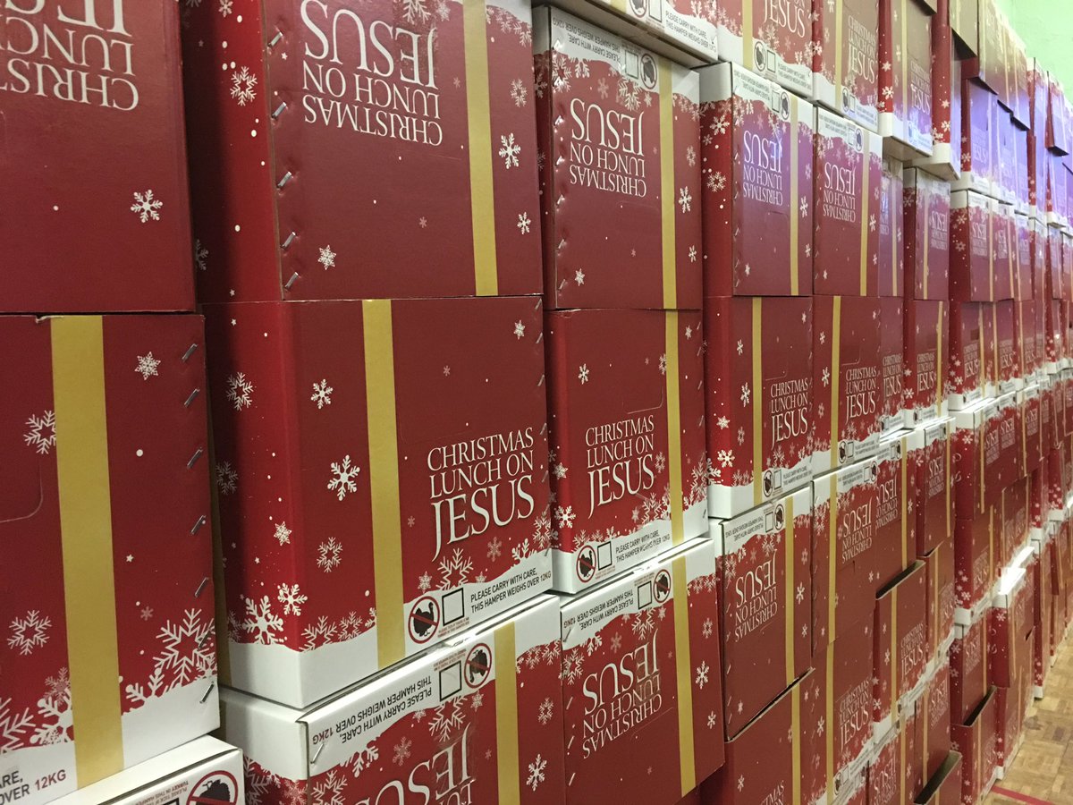 clojmerton's tweet photo. Boxes and lids folded, ready for hamper packing tomorrow #CLOJ18 #Merton https://t.co/vGb3l9PxOX