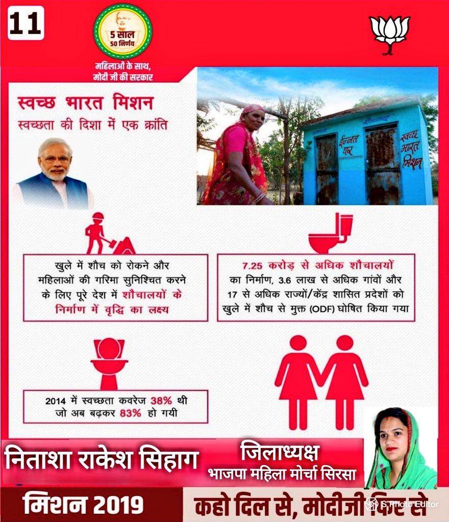 nitasha_rakesh's tweet photo. #empoweringwomen #ModiVsMahagathbandhan #ModiGovt #Modi2019Gamechanger
☆》 जनता फिर अपनाएगी, घर-घर कमल खिलाएगी https://t.co/kmWTPXkpoH