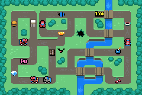staffan_b's tweet photo. WIP 16x16-based tileset for a concept i'm trying out in Construct 3. Currently a mess but showing some promise #pixelart https://t.co/QxSsjbz8zf