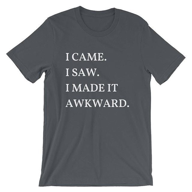 electricturtles's tweet photo. Thanks for the kind words! ★★★★★ "great shirt, fast shipping and exactly as described. " #etsy #clothing #shirt #adultclothing #tshirt #shirtwithquote #drinkingtee #popularshirts #imadeitawkward #funnyshirt #awkward #funny https://t.co/KvXjJbQVDQ https://t.co/KqACFvKvkp