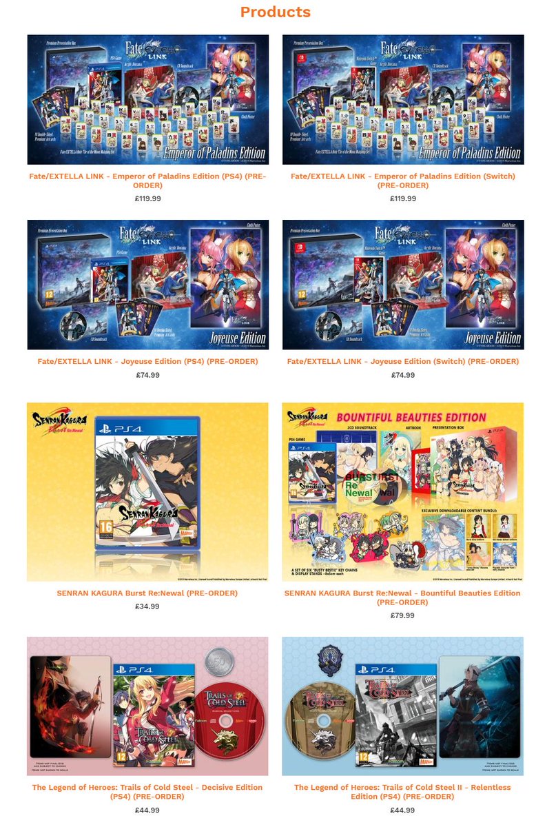 Marvelous Games Trophy Details For Fate Extella Link Will Be Confirmed Closer To Launch