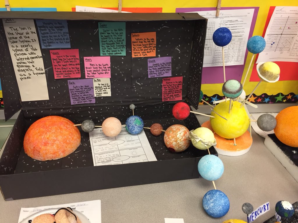 schroederCIA's tweet photo. Check out my students and their incredible solar system projects!!!! #CIArocks https://t.co/pwtpuVL9QR