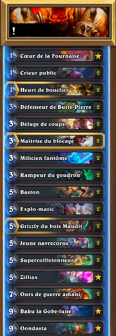 Reached #1 EU with a record of 87% in the last push with odd q war. Such a meta breaker in the post nerf meta. Saw the list on @ZalaeHS stream once pre nerf so all credit to him !