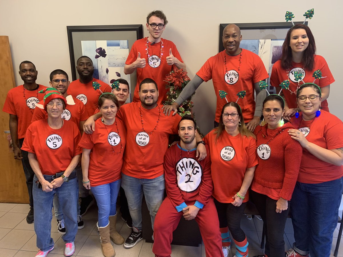 hytecrepair's tweet photo. With so much in store and so much to do, we called on the help of Thing 1 and Thing 2 ~ and then they all came! The whole shipping crew - to pack up and ship the orders to you. Place your orders today & save with our Christmas promos! #TeamHytec #HytecWorkshop #HolidayCheer https://t.co/z2N7y87Uqk