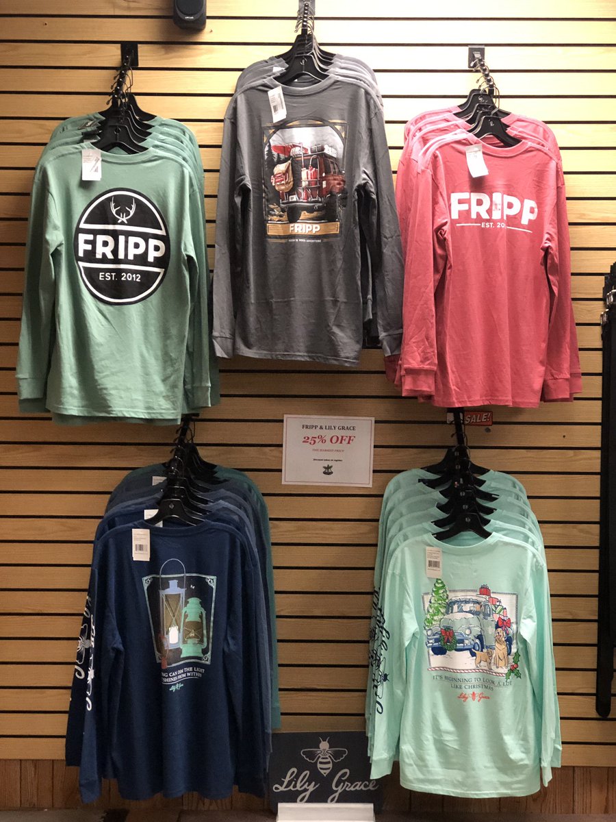 All our Lily Grace and Fripp and Folley shirts are 25% off!!
