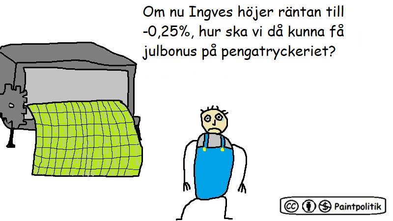 Paintpolitik's tweet photo. Stefan Ingves är under sedelpress. https://t.co/zUakrPUXwG