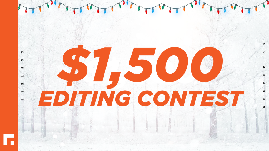 RenderGG's tweet photo. Editors!

$1,500 is on the line this Christmas!

Render is hosting a video editing contest with awesome prizes.

🎄 Edits must be holiday-themed but can be from any game! 🎄

Deadline 25th January.

Check out the full rules and submission info below:
https://t.co/FDAucqYAKi https://t.co/2to4VHpuIe