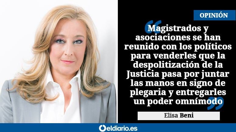eldiarioes's tweet photo. ✍ OPINIÓN | El populismo de los jueces https://t.co/X89HmuVIEU Por @elisabeni https://t.co/wThFbHHoqz