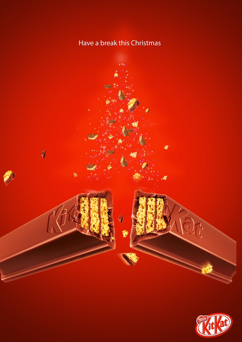 I created a Christmas Ad concept for KitKat ... pls retweet 🙂🙏