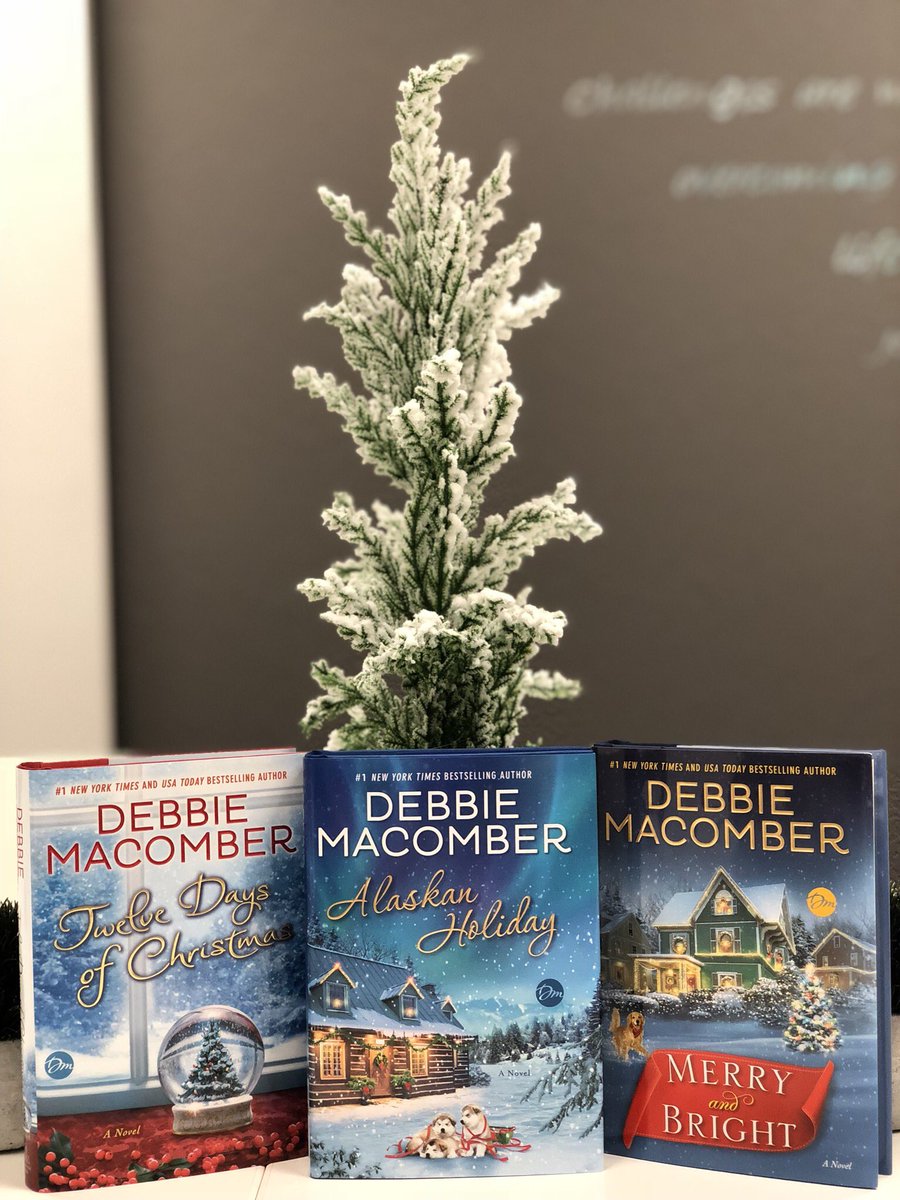 debbiemacomber's tweet photo. RT with reply for a chance to win this signed #Christmas Book bundle! I want to know what you are most excited for this holiday season. I’ll pick a winner Friday 12/21. #ChristmasGiveaway https://t.co/GIFwcPYAZo