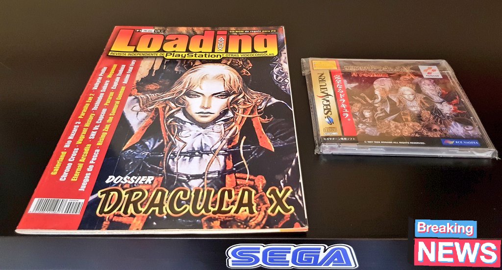 VisualMemory98's tweet photo. Despues del ultimo tweet que gusto tanto os traigo la revista #Loading en su n4 sobre el #Castlevania de Saturn,fue la primera noticia sobre el #CSOTN de #SegaSaturn, recuerdo que hace 19 años no paraba de leerlo y hoy lo comparto con vosotros. #RetroGaming #Ares_Informática https://t.co/GlKg60yZoe