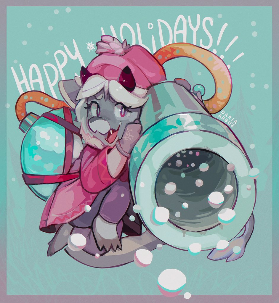 Christmas is in 4 days and 2019 is in 11 days can you believe???

#ケモノ #christmasart #happyholidaysart #festiveart #cutefurry #kemono