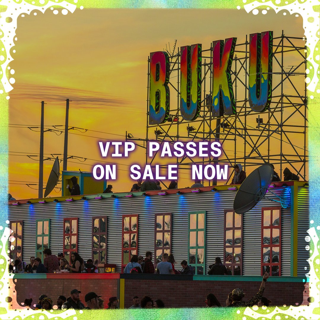 thebukuproject's tweet photo. treat yoself to VIP at #BUKU2019 ๐ฏ
open bar for 21+, rooftop views & exclusive vip sets from @jantsenmusic, @ctfbeats & more ๐ค๐ผ https://t.co/Lz6VqZH8VD