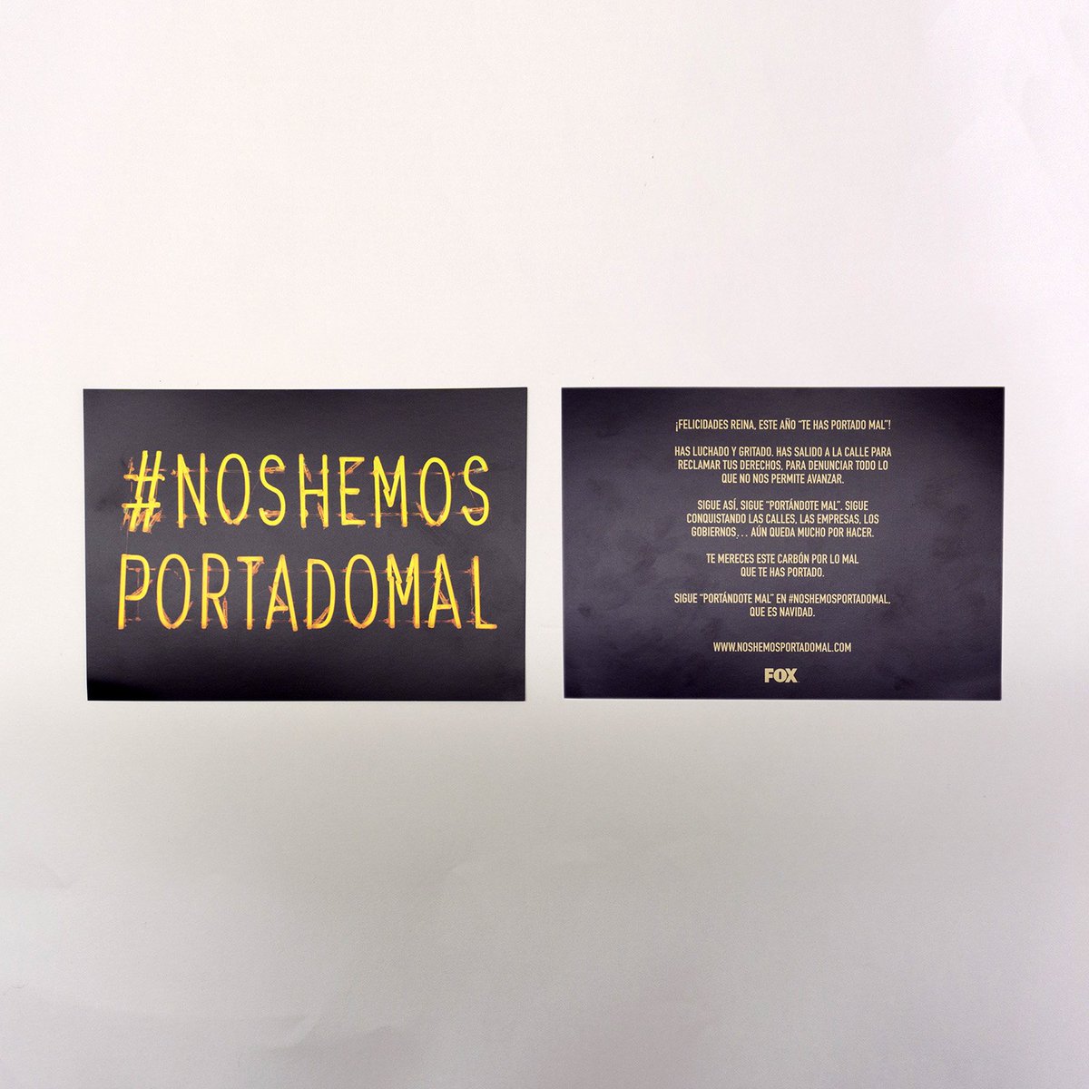 JJproProduccion's tweet image. ¡Este año nos hemos portado mal!
Orgullosos de haber formado parte de la campaña de PS21 para FOX, donde fuimos responsables de la producción del packaging de presentación.
¿Os habéis portado mal?
#packaging #producciongrafica #NosHemosPortadoMal #SeguidPortandoosMal