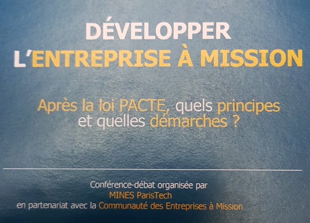 Les mots clés du développement de l'entreprise à mission : immatériel,  raison d'être, externalités négatives &amp; positives, leadership humaniste, innovation, incentive extra financière, modèle économique circulaire, bien commun, orientation parties prenantes et surtout CLIENTS