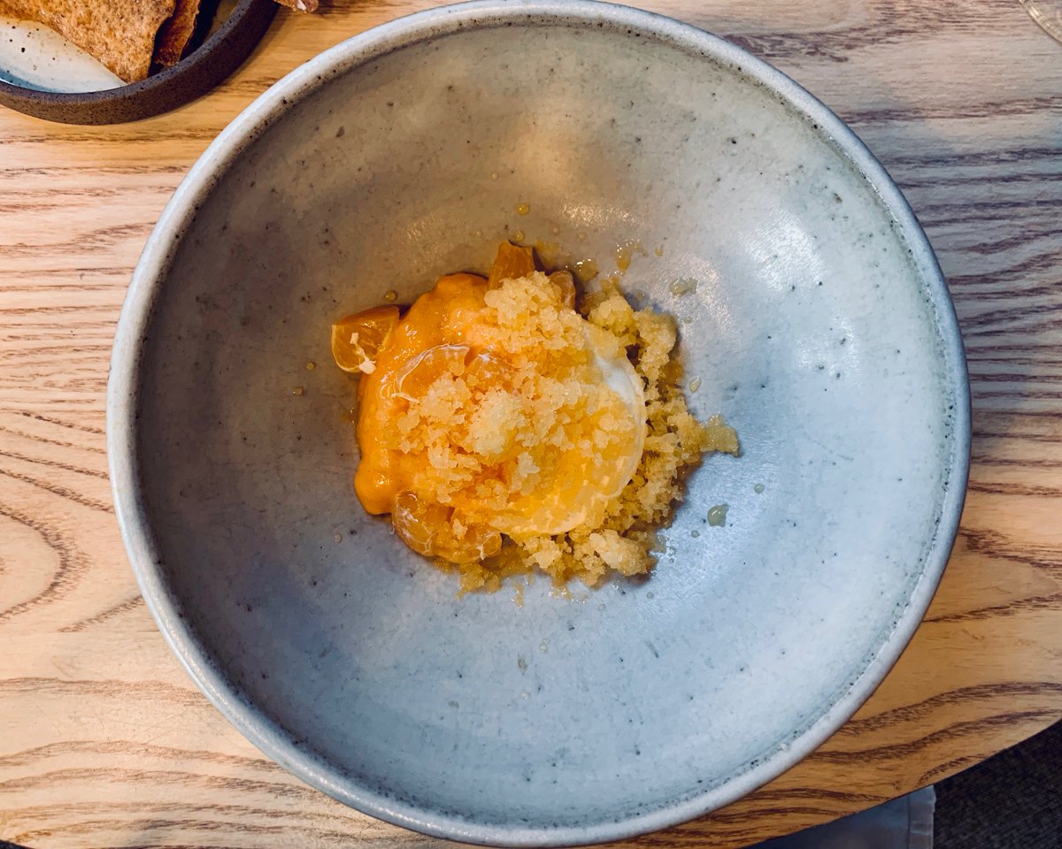 Sea Buckthorn, Clementine &amp; Yoghurt (£5.5)

#boroughleith #edinburghfood #seabuckthorn #clementine #leith #edinburgh #edinburghfoodie #chef