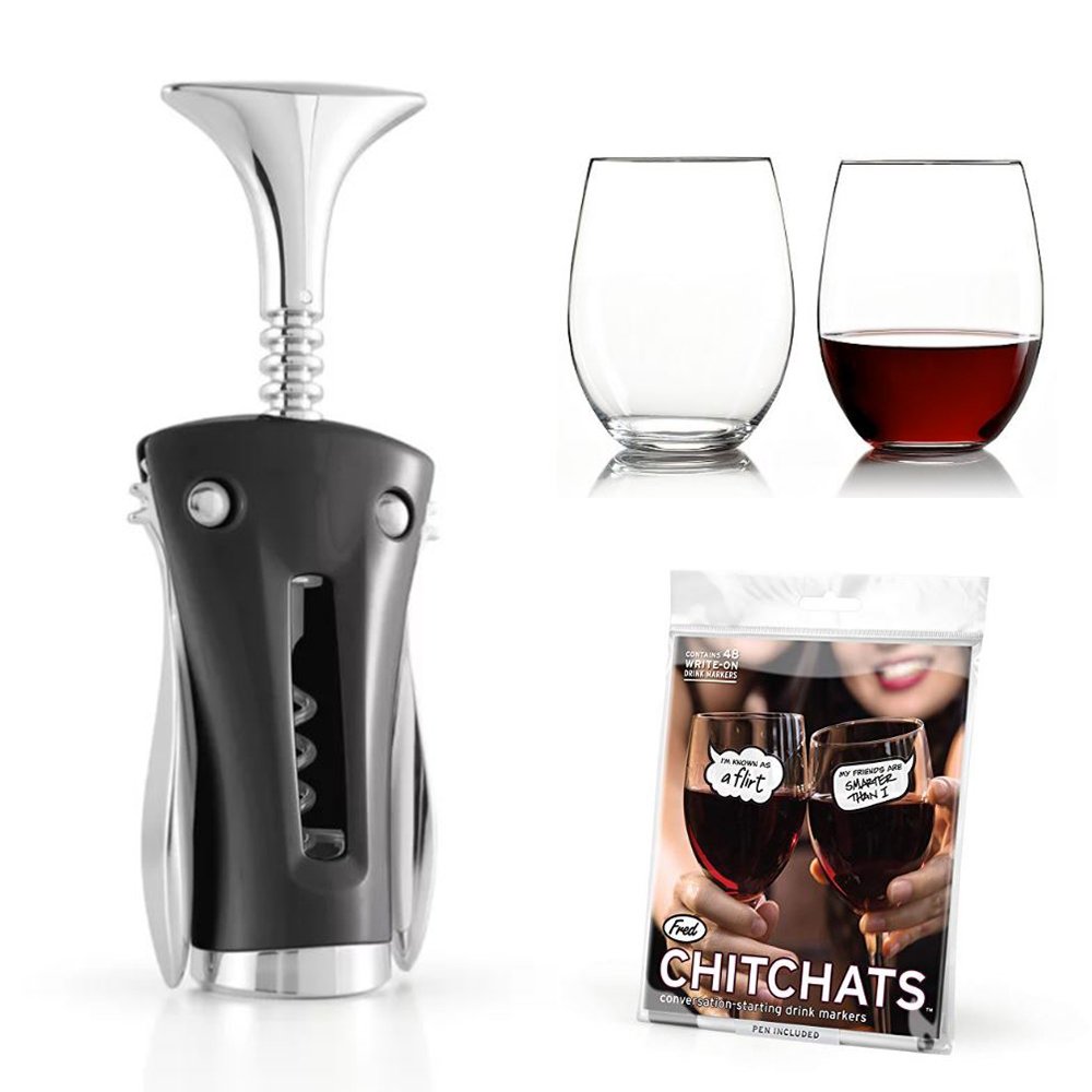 GantryHardware's tweet photo. FUN LAST MINUTE HOLIDAY GIFTS! Create "gift baskets" filled with wine related products. We have a large selection of wine glasses &amp; accessories. Load up a box/basket w/ exciting wine-themed products, add a bottle of wine...voilà! #winegifts #fungifts #shoplocal #avoidthecrowds https://t.co/hmn14hpexT