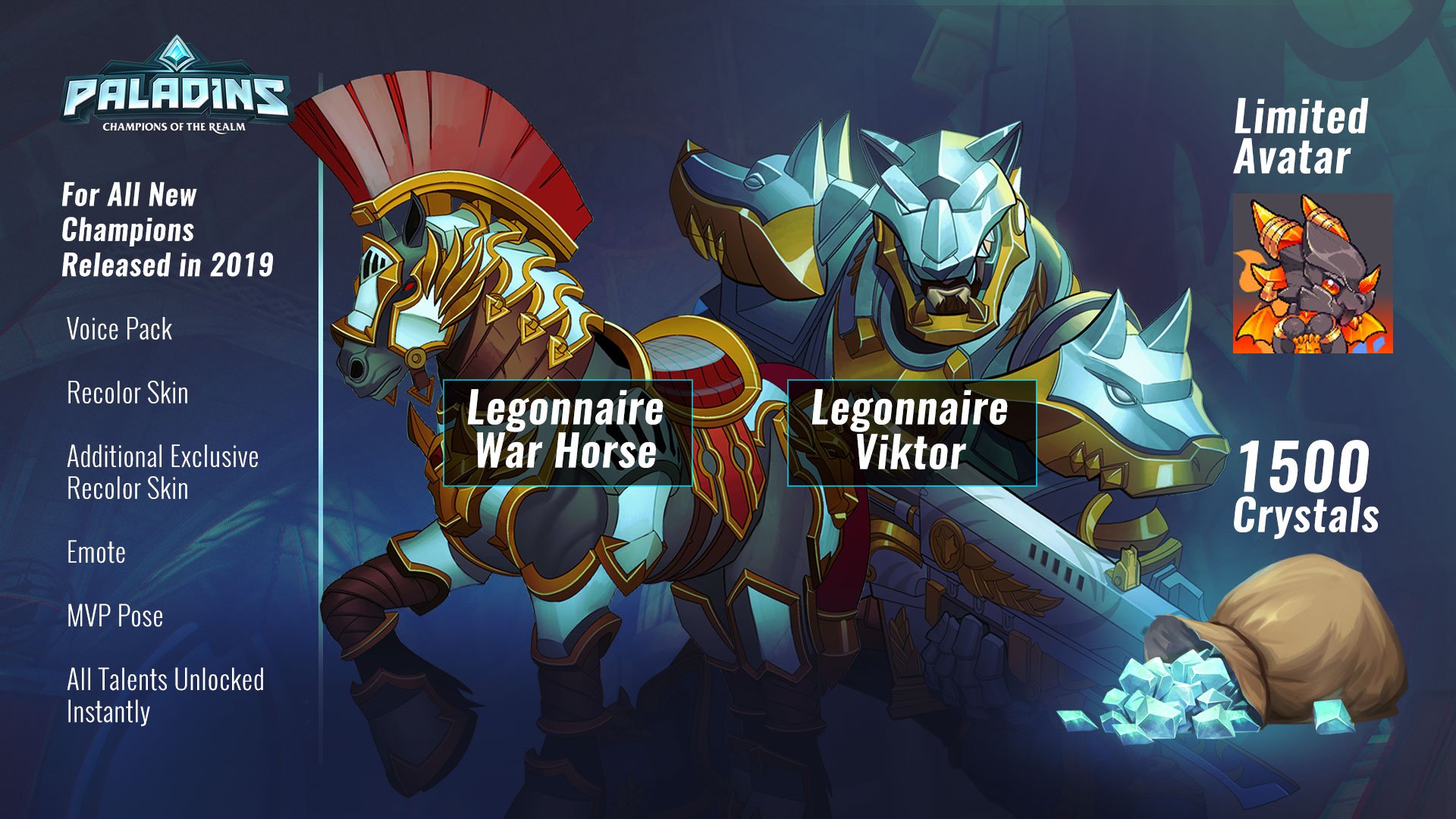 Paladins The Game on Twitter "Instantly unlock Legionnaire Viktor and