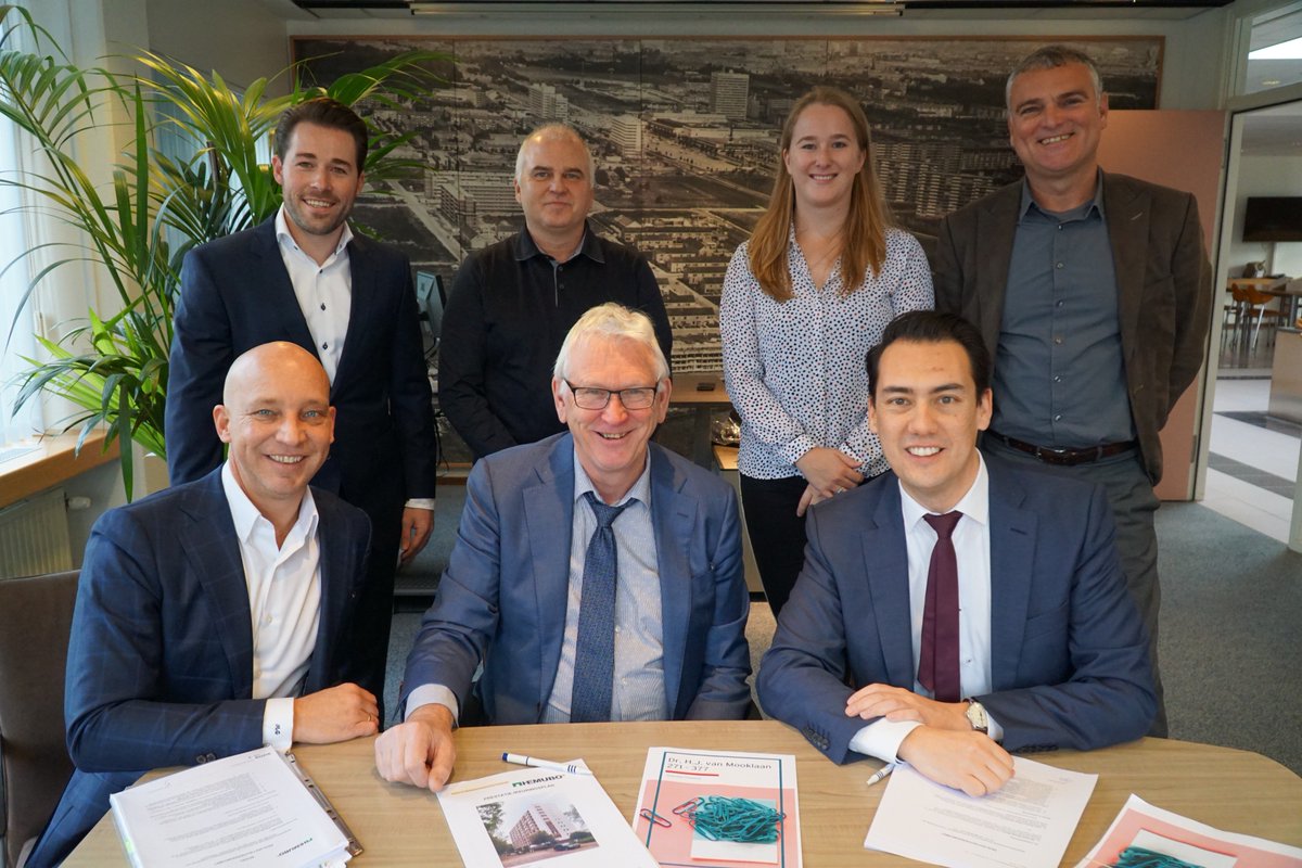 Rijswijk Wonen en Hemubo ondertekenden de realisatieovereenkomst voor het eerste verduurzamingsproject: De Tubasingel. Lees hier meer: rijswijkwonen.nl/site/nieuws/de…
