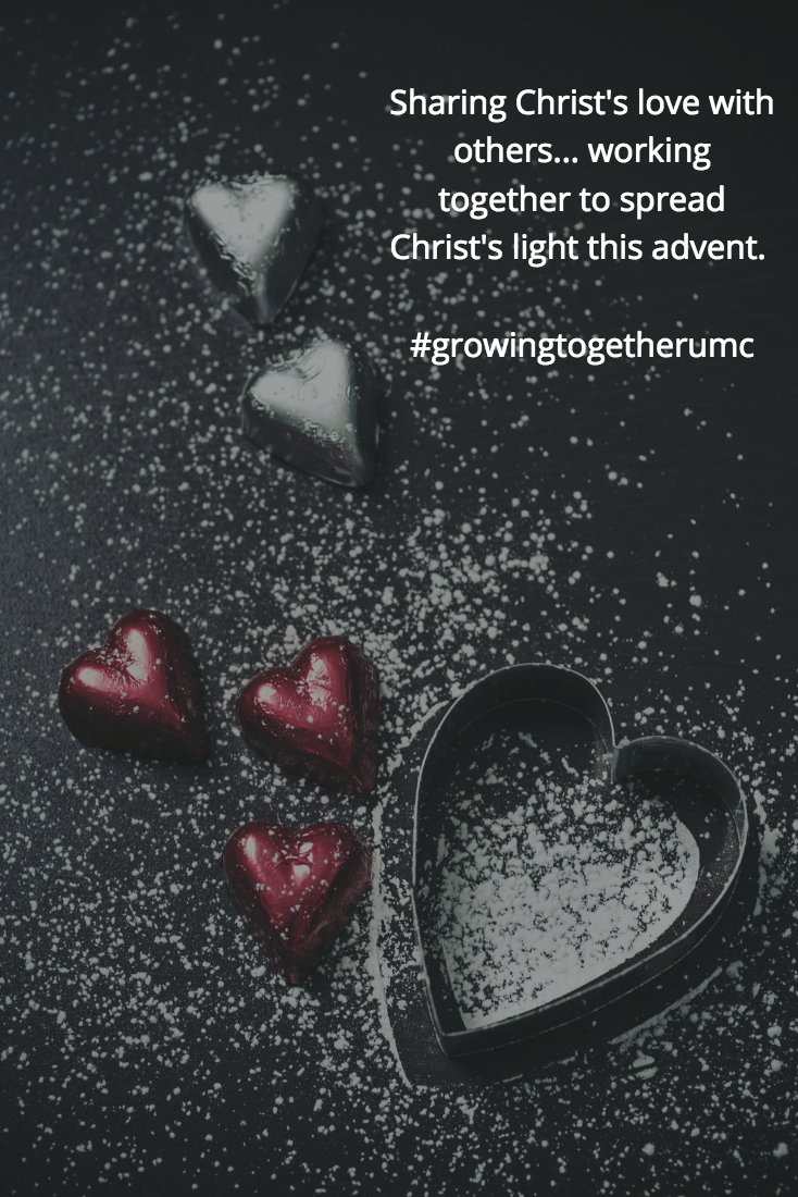 As we wait for Christmas, we can discover and plan ways to share
God’s love with others. #growingtogetherumc has some ideas to help! buff.ly/2SATQGt