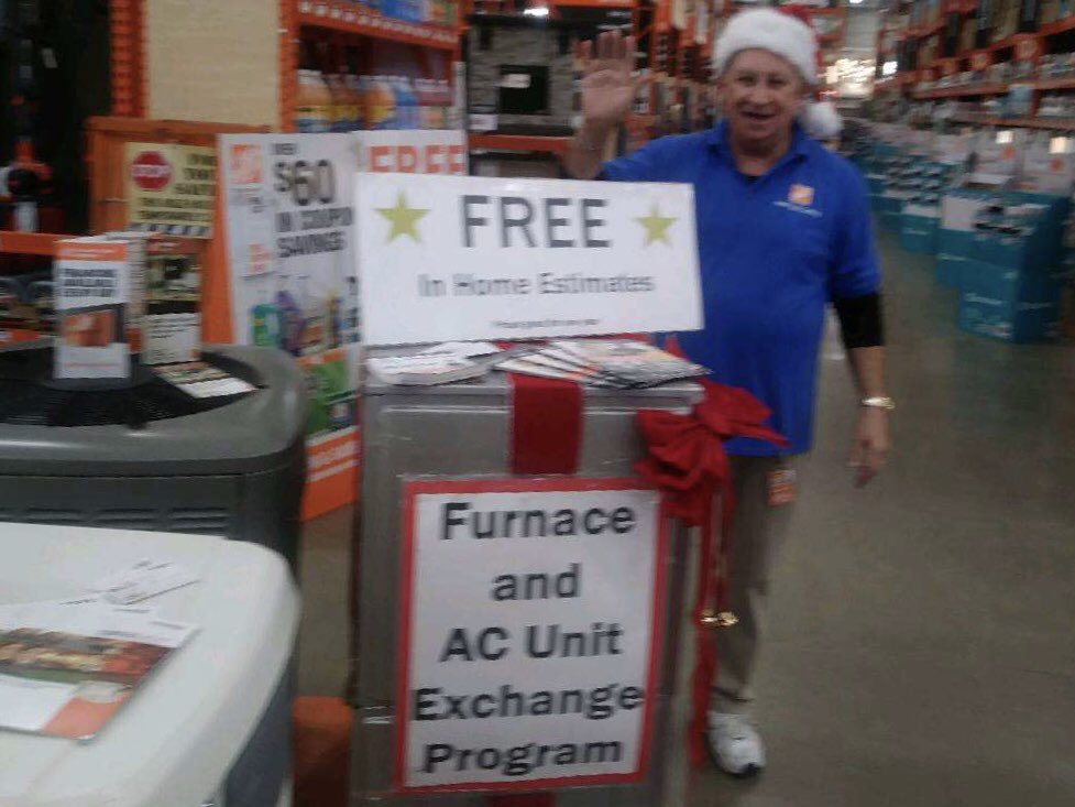 A furnace under the Christmas Tree?...Great Idea!!!