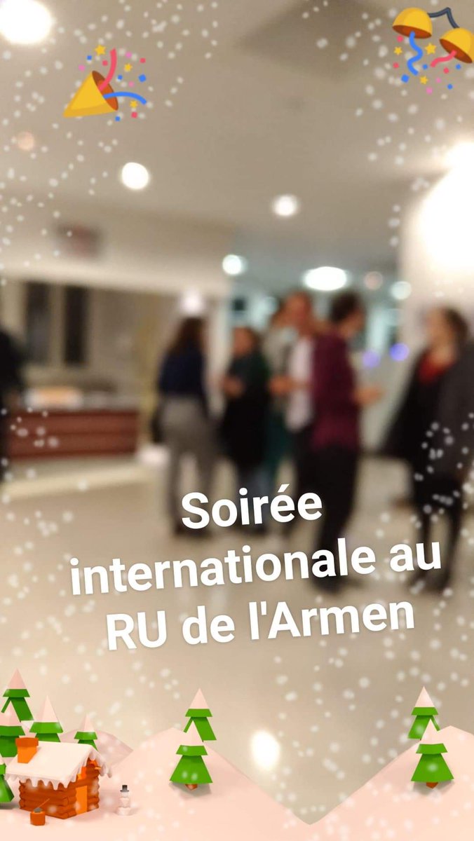 US_Brest's tweet photo. Ce soir, United Students EST présent ce soir à la soirée internationale qui a lieu au RU de l'Armen ! 😍 

Cc @fedebzh @PepSEbrest @BretagneCrous https://t.co/bv8CSdf9fe
