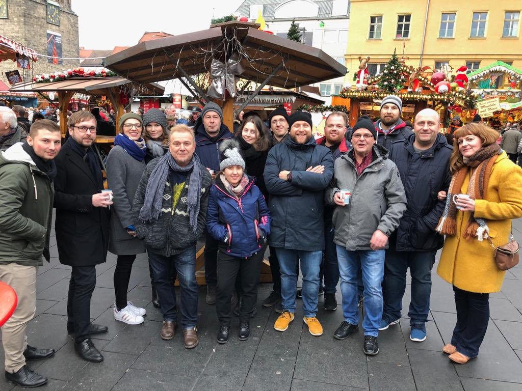 Last day with my team #DellEMC in this year. Hope we have all a great full Christmastime 🎄🎁❤️