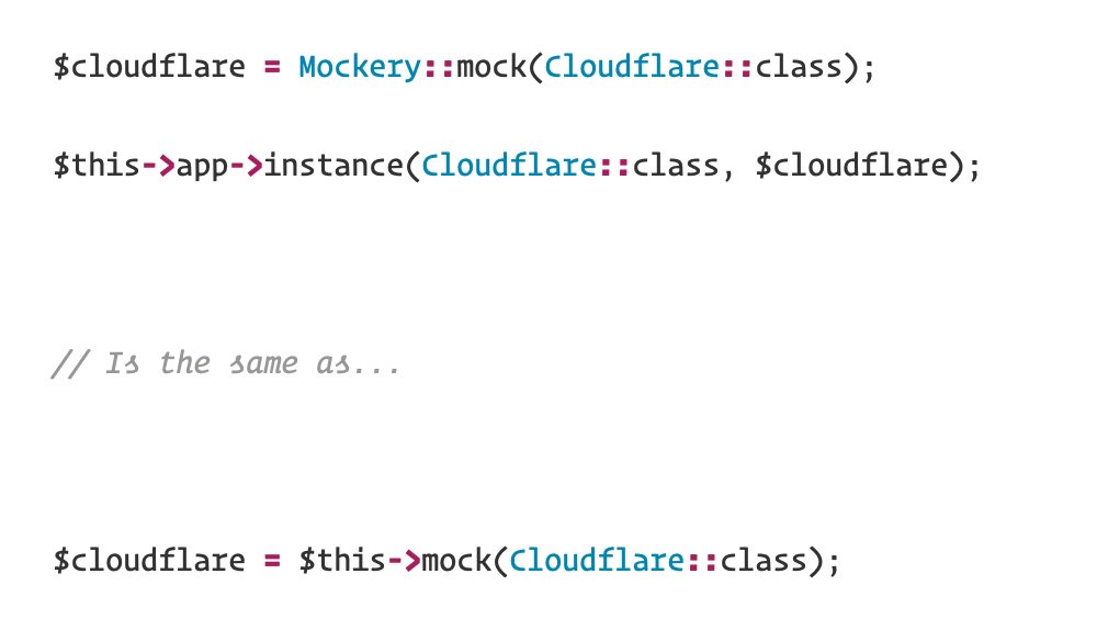 taylorotwell's tweet image. 👨🚒 Here is a Laravel testing short-cut you may not know about…