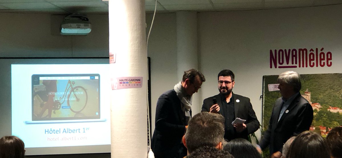 Félicitations à <a href="/hotelalbert1er/">Hôtel Albert 1er</a> qui remporte la première place dans la catégorie « plus beau site web » 🏆👏🏼 ! Nos man’igers avaient été très bien accueilli lors du #instameetHG 🛌💤

#TropheesHG #Toulouse