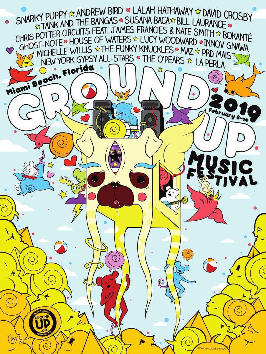 We look forward to playing <a href="/GroundUPFest/">GroundUP Music Festival</a> with <a href="/RealSnarkyPuppy/">Snarky Puppy</a> and other  amazing lineup of musicians this February 8-10 in Miami Beach 🏖 #gnawanyc #sahakoyo #gnawalove