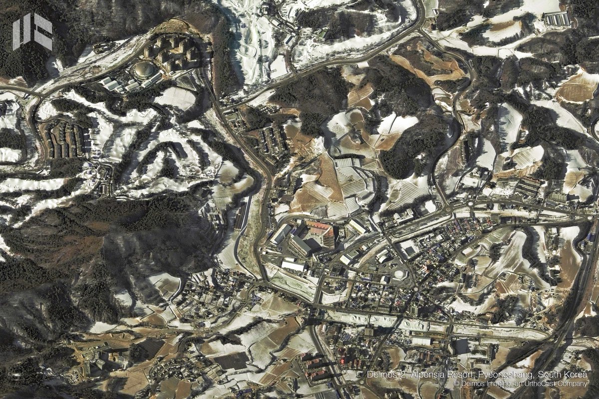 EarthDailyA's tweet image. Tomorrow&apos;s #WinterSolstice marks the 1st day of winter according to the astronomical calendar. To get you in the mood, we bring you some stunning #DEIMOS2 images of snowed places. Which one do you like the most? #WinterIsComing