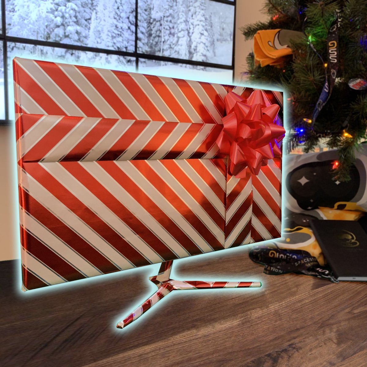 Spacestation's tweet photo. Santa not dropping off the good stuff? Don’t worry, we gotchu!🎄

Win this @PixioGaming monitor! 
27 inches / 1440p / 144hz... gaming has never felt so good! 

Link to giveaway > https://t.co/7QQ4dgOmGm https://t.co/J68xVn7Jbx