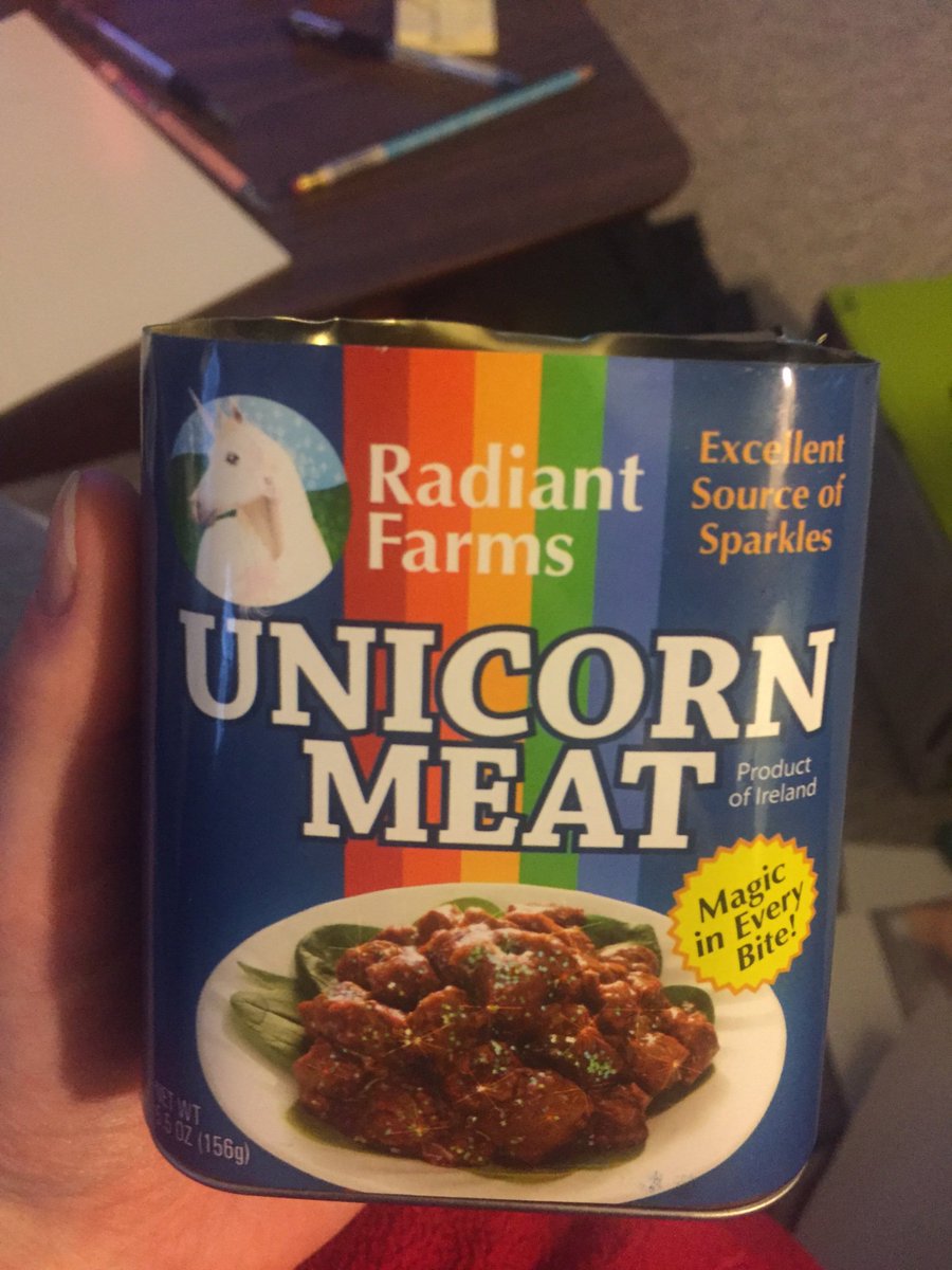 melanieffff's tweet photo. My mom put this can in my lunch as joke in highschool and it's been in our pantry for like 6 years and for some reason my dad decided to open it and this is what was inside https://t.co/9pPQNfSnJO