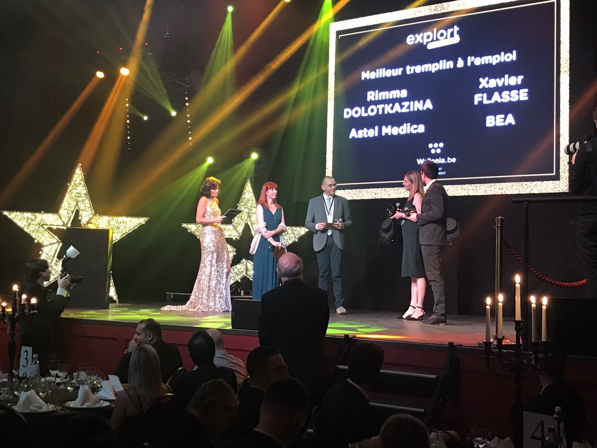 Remise des #ExplortAward2018 ce soir ! Bravo aux lauréats et à tous les nominés ! #Economie #exportation <a href="/AWEX_Belgium/">Wallonia Export & Investment Agency</a> <a href="/LeForem/">Le Forem</a>