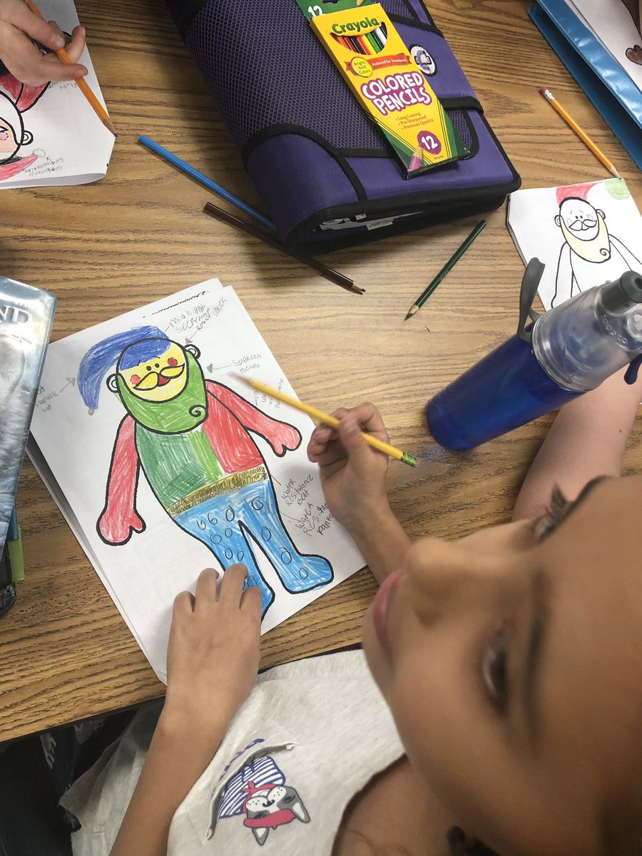lfrankRBESPRIDE's tweet photo. When Santa has a suit mishap a few days before Christmas, arts integration to the rescue! We are designing a new suit to save the day! #becreative #standardsbasedfun #AACPSArtsIntegration #AACPSAweome https://t.co/1ybly7UTEd