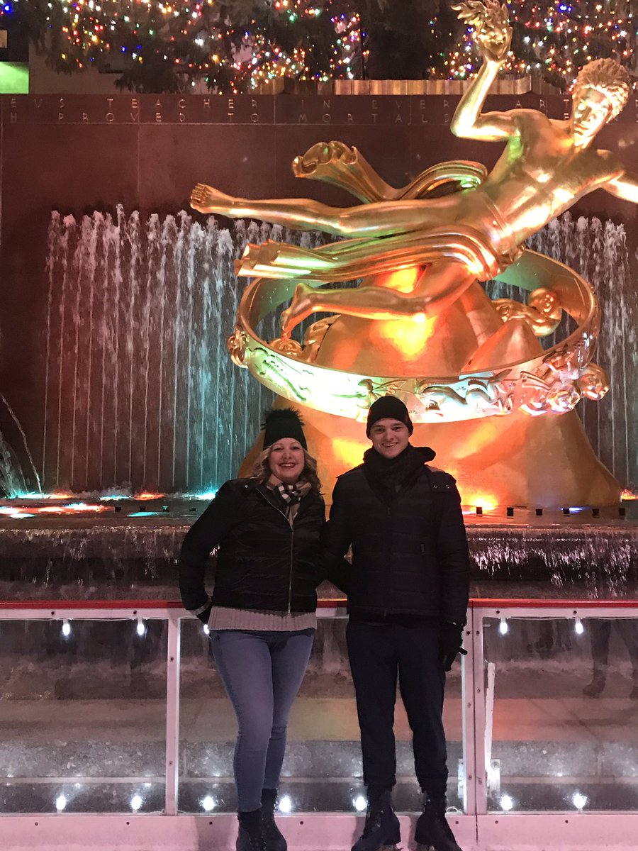 Great evening <a href="/rockcenterrink/">Rink at Rock Center</a> with my son who made sure I didn’t end up on my bottom 😅