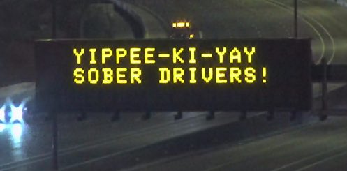 ArizonaDOT's tweet image. Kicking off our holiday safety messages with a twist on a line from that classic #Christmas film #DieHard.