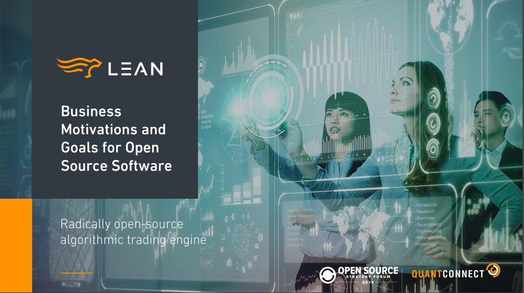 QuantConnect's tweet photo. If you're interested in seeing our CEO @jaredbroad's slides from his recent presentation at @FinosFoundation's #OSSF2018, check them out below ๐ https://t.co/todmL02pmr #OpenSource #AlgorithmicTrading #QuantCommunity https://t.co/jPwQ2JRZtY