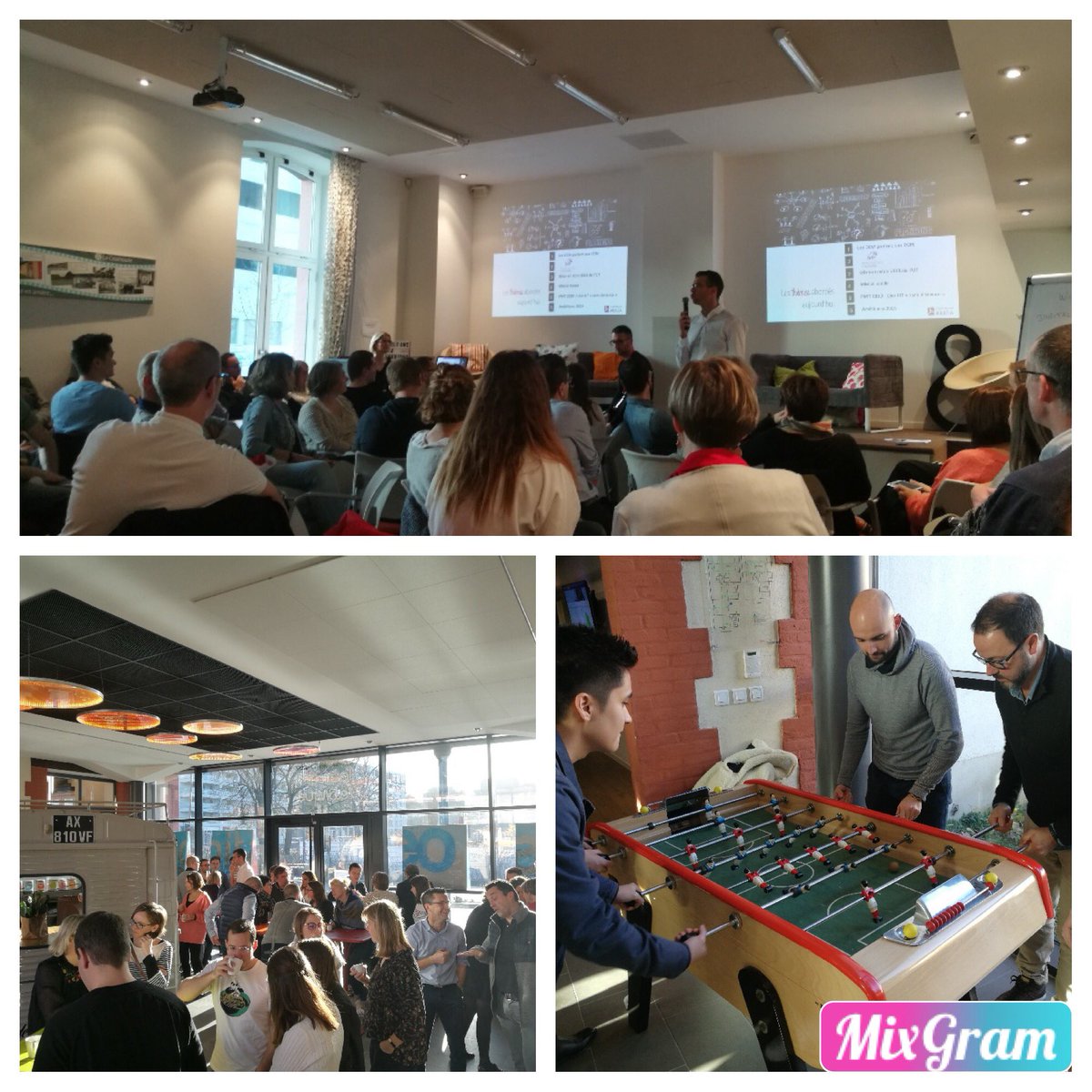 JPE BRUZ 2019 sur thème #mixité depuis <a href="/digitaleo/">digitaleo</a> , merci <a href="/PeggyDenis/">Peggy Denis</a> pour l’accueil ! Bonne humeur et challenge UT en mode <a href="/Klaxoon/">Klaxoon, a Wrike company</a>. Énergie au Max. 🤩<a href="/CMB_UT_BRUZ/">CMB UT BRUZ</a> <a href="/CMB_DD35/">Crédit_Mutuel_DD35</a> <a href="/WeAreArkea/">WAA|Actus</a>