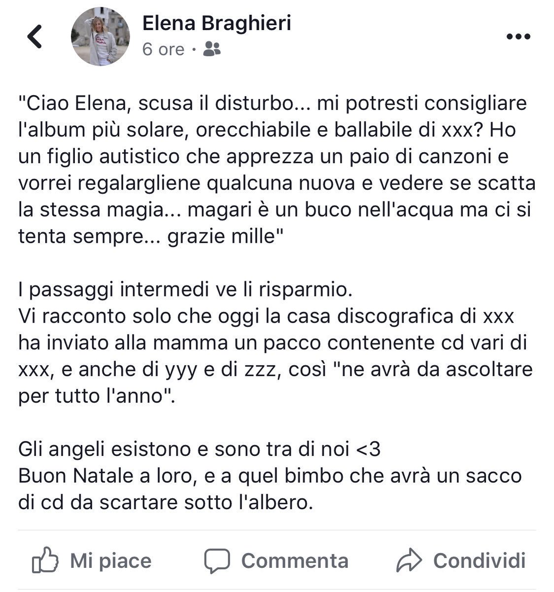 Poesie Di Natale 3 Media.Elena Braghieri On Twitter Poesia Di Natale Dove Xxx Sta Per Cremoninicesare Che Ha Una Casa Discografica Con Un Cuore Grande