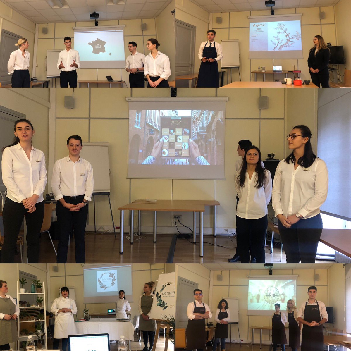 MICKAELCOBEN's tweet photo. Session de soutenances en images à Ferrandi Bordeaux pour les Bachelors qui se sont déroulées ce jour. Félicitations à l’ensemble des candidats Restaurateurs et Managers pour la qualité des échanges et les concepts présentés ! 
#ferrandialumni #cobenconsulting #cobengroup https://t.co/dZnkTu315v