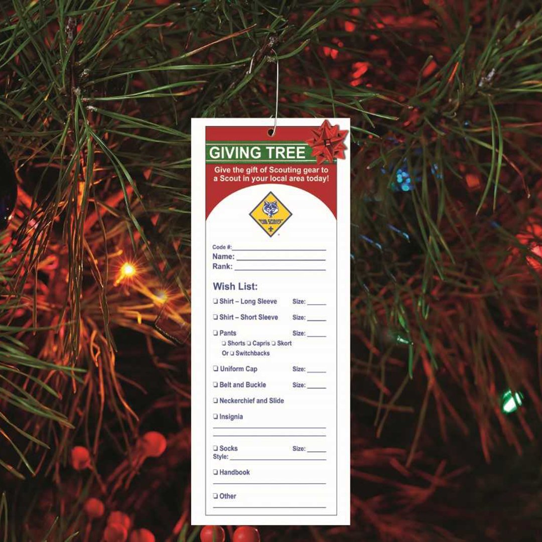scoutshopBSA's tweet image. Today is the last day for Scout Shop Giving Trees 👉 find time to get to your nearest Scout Shop and do a Good Turn for any of the Scouts who might be left! 🎁 #NoScoutLeftBehind

#ScoutShop #GoodTurn #BoyScoutsOfAmerica #ScoutShopGivingTree