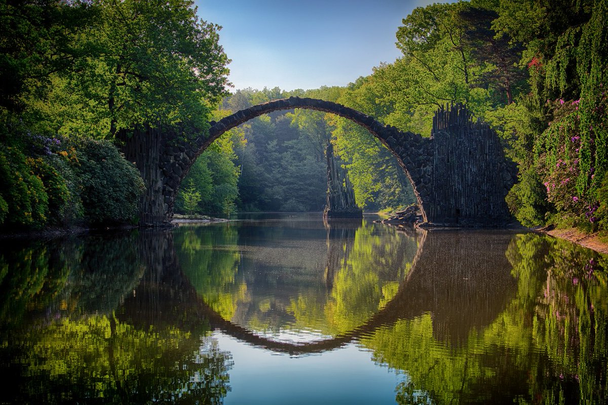 Rakotzbrücke Devil's Bridge, Germany Photo by Martin Damboldt